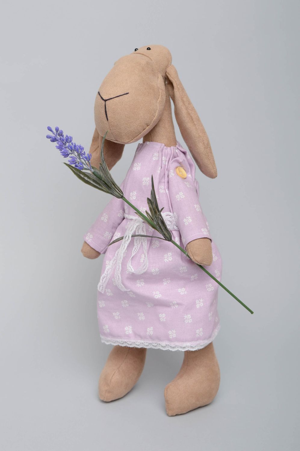 Handmade soft toy Lamb with Lavender photo 1