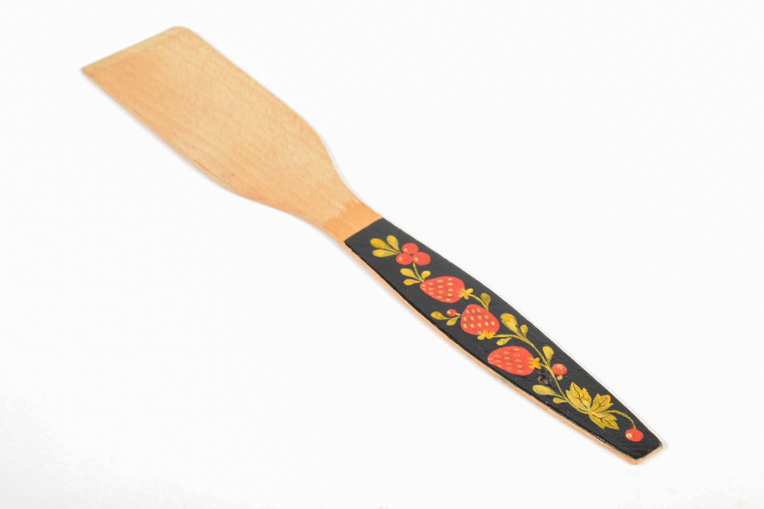 Wooden cooking spatula photo 2