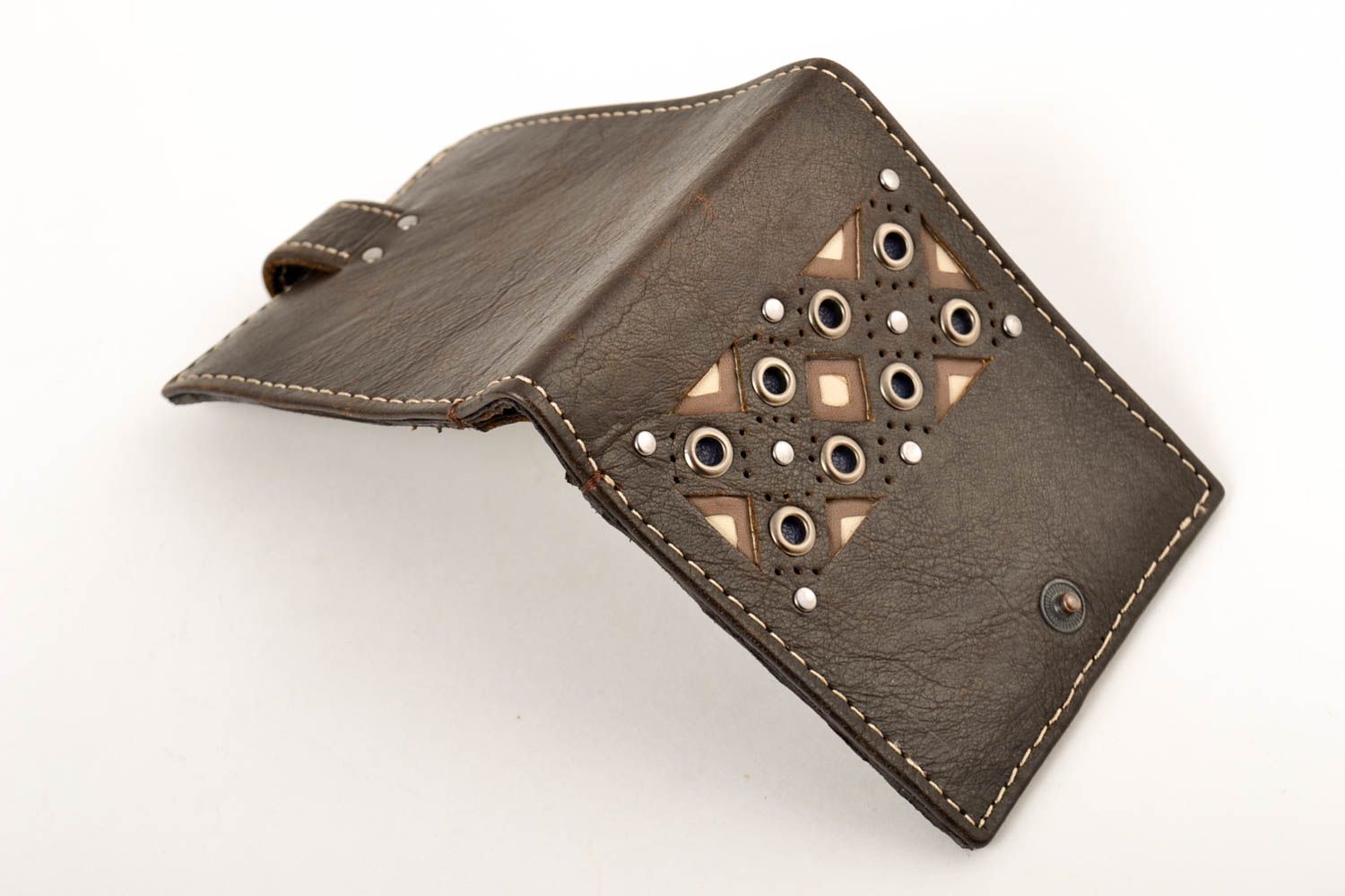Womens wallet handmade leather goods designer accessories designer wallets photo 4