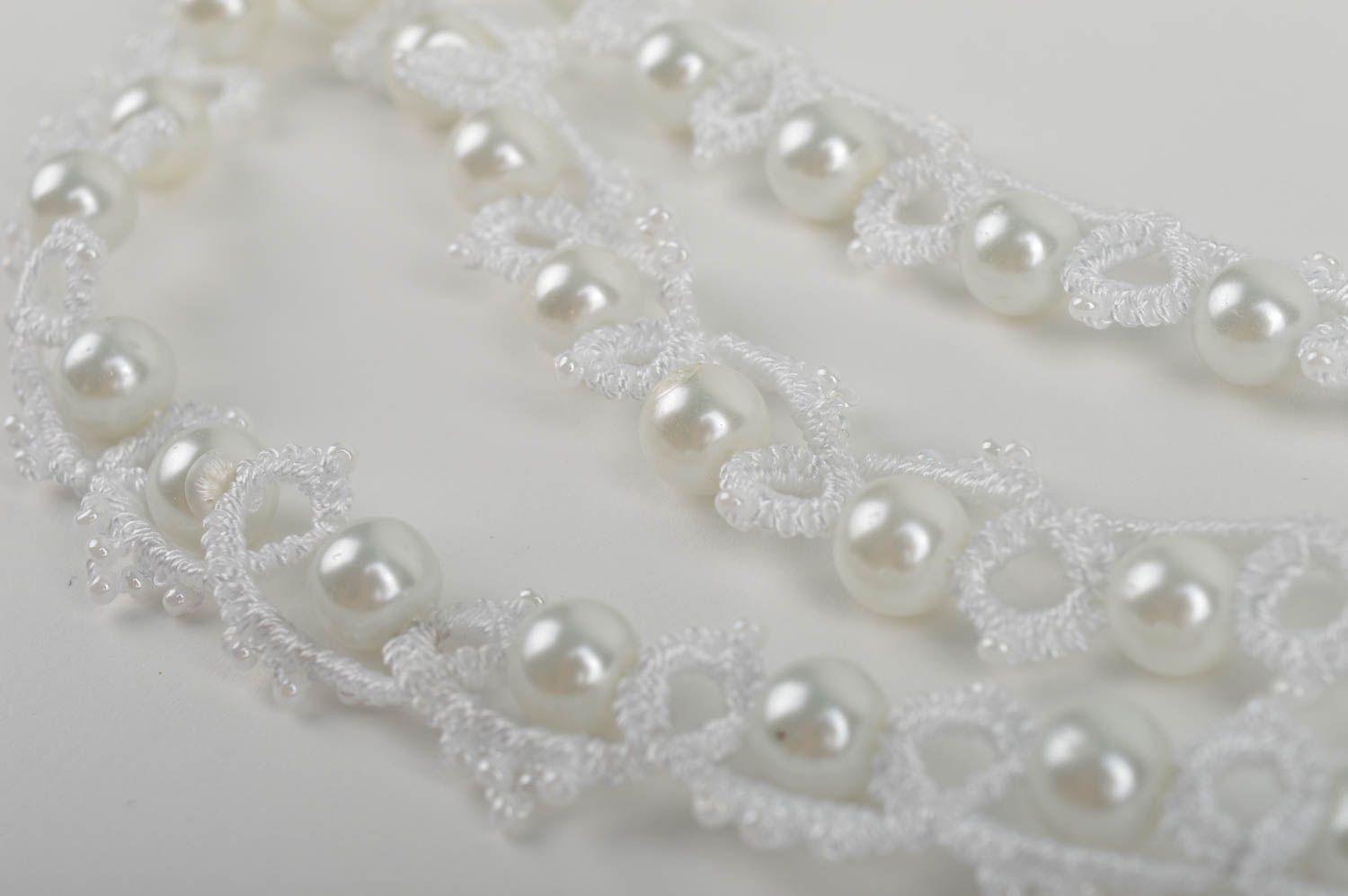 Originelles Geschenk für Frau handmade Modeschmuck Halskette Glasperlen Schmuck foto 4