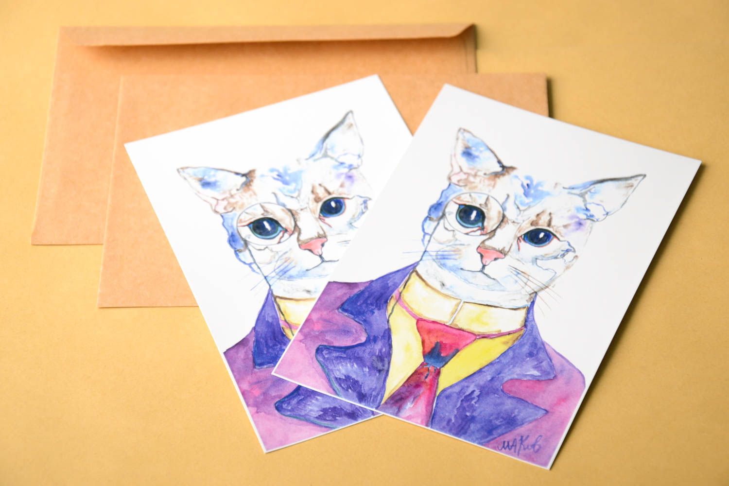 Handgemachte Karten schöne Geburtstagskarten Geschenkideen für Mädchen 2 Stück foto 1