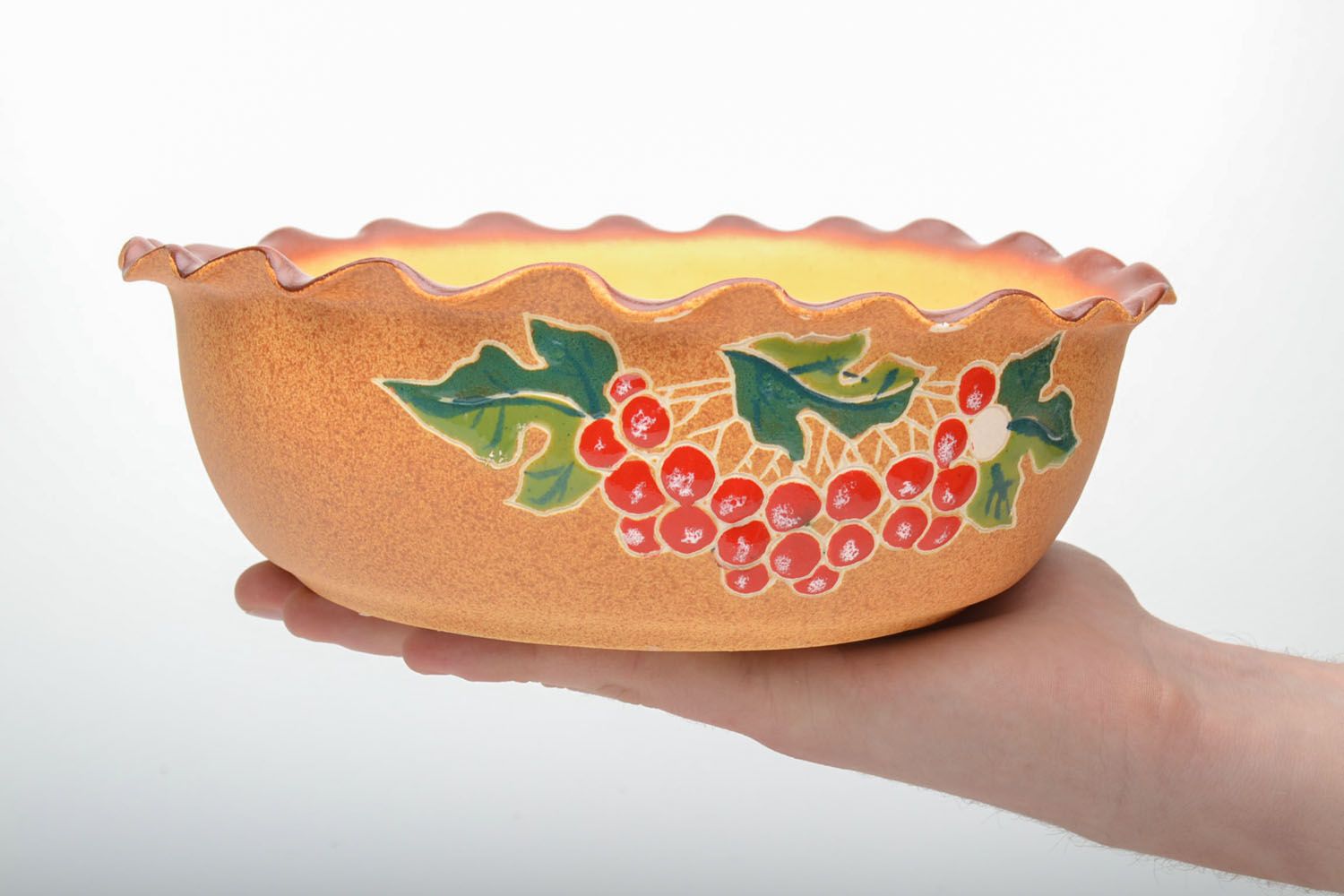 Ceramic bowl with ornament  photo 5