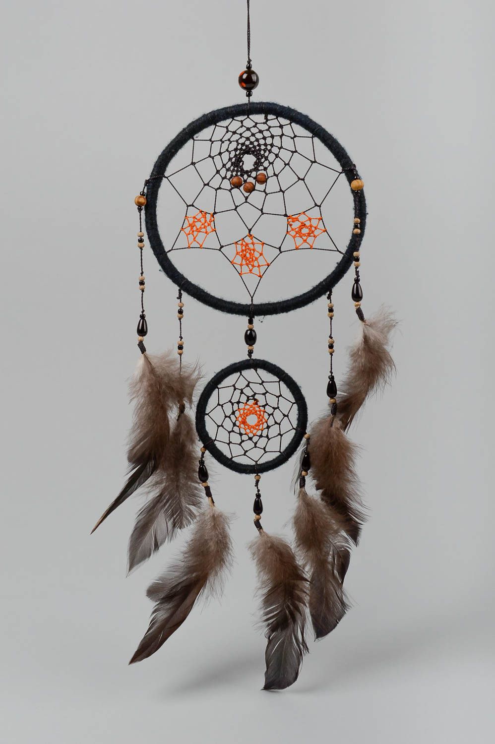 Handmade dreamcatcher wall hanging home amulet for decorative use only photo 2