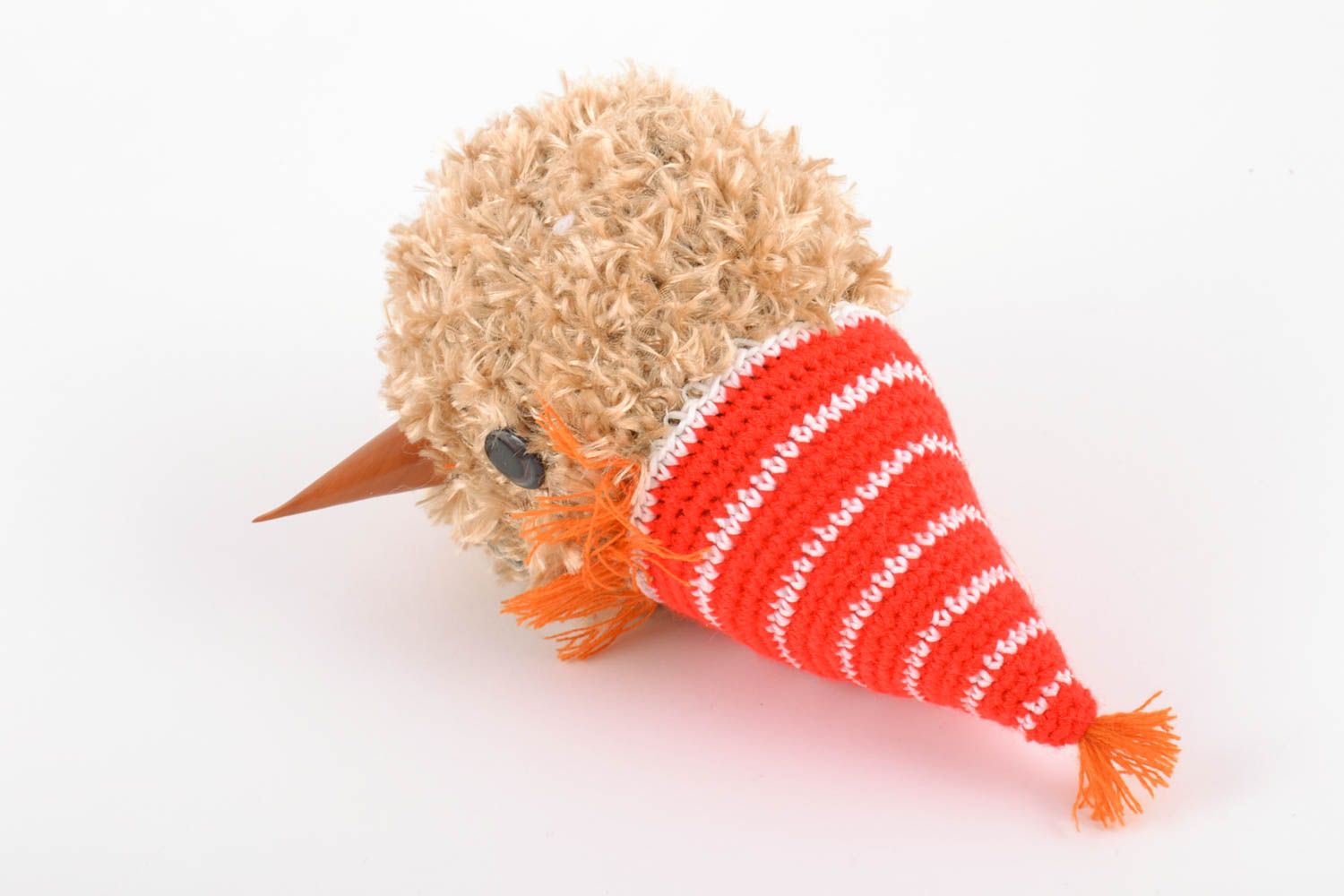 Jouet pinocchio en laine fait main original pratique cadeau pour enfant photo 4