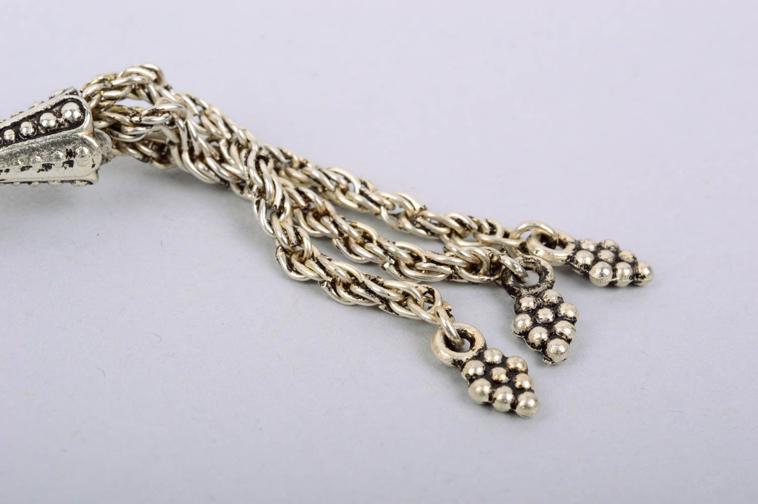 Handmade rosary beads unusual prayer attribute rosary with natural stones photo 5