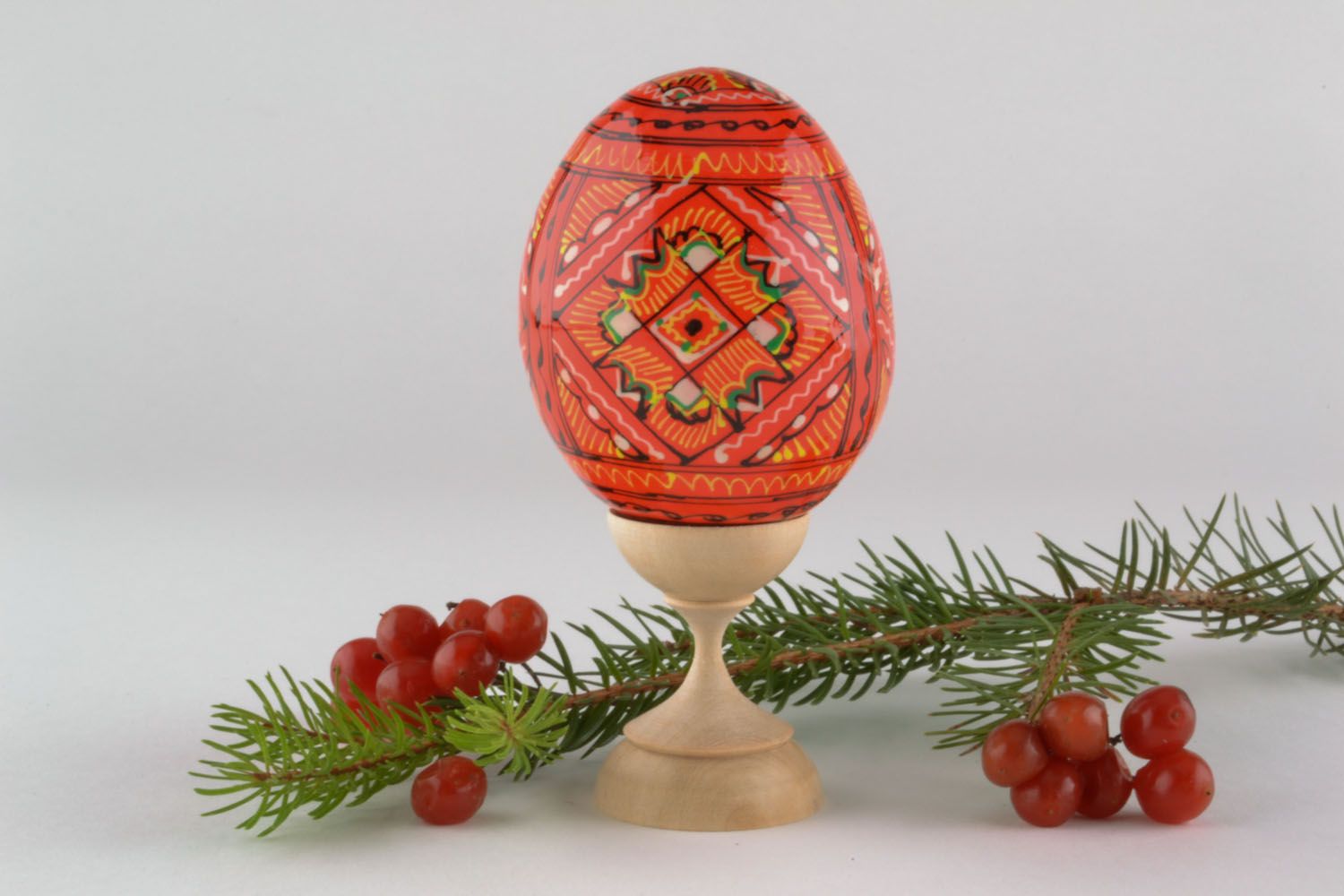 Huevo decorativo artesanal foto 1