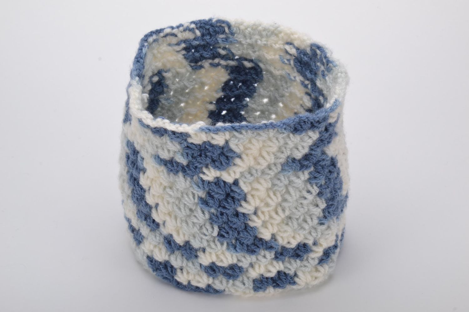 Crochet collar scarf photo 4