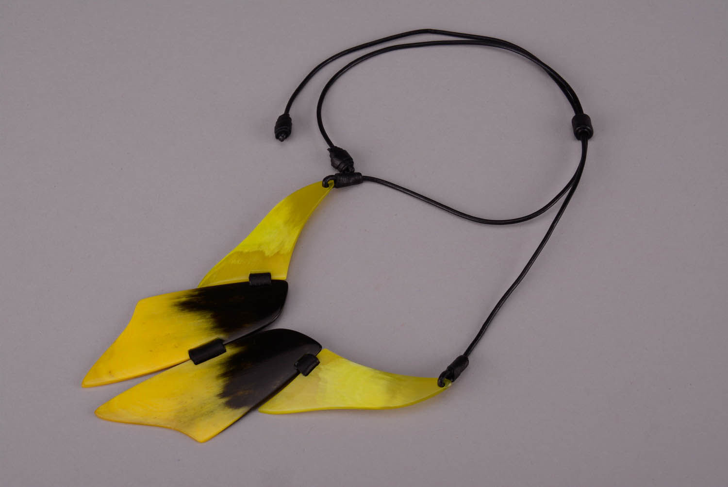 Author's necklet made of a cow horn photo 1