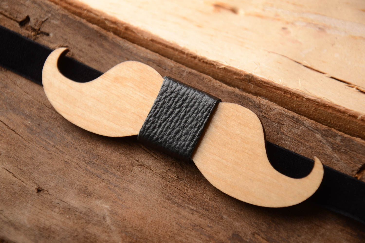 Handcrafted bow tie wooden bow tie accessories for men gift ideas for boyfriend photo 1