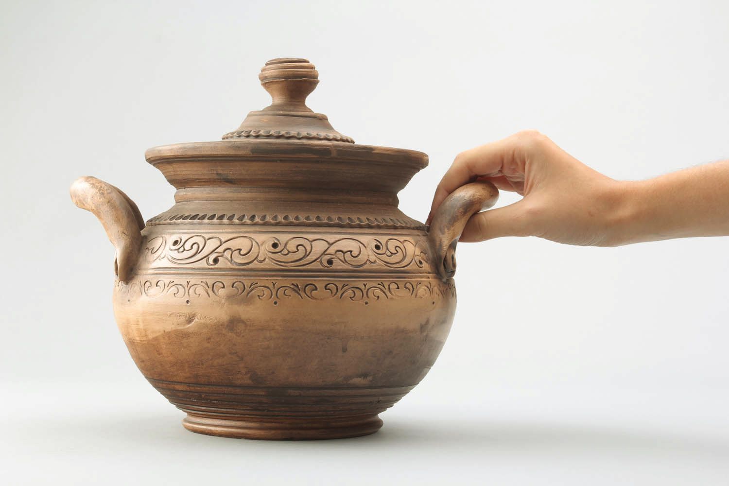 Pot en céramique fait main original photo 5