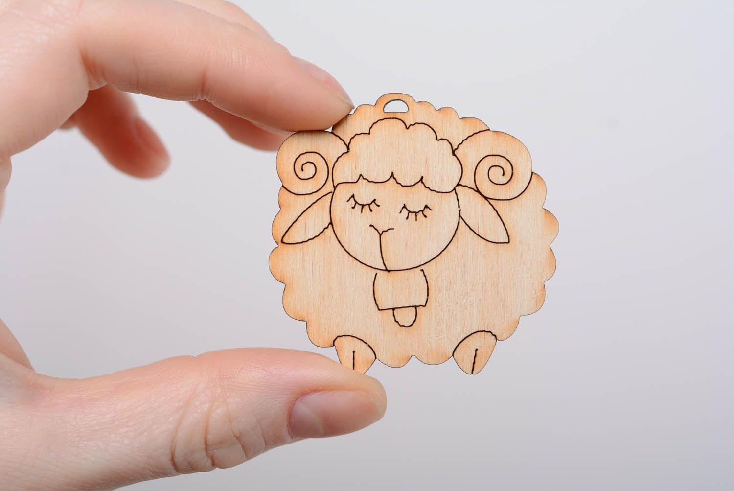 Magnet à décorer mouton fait main  photo 3