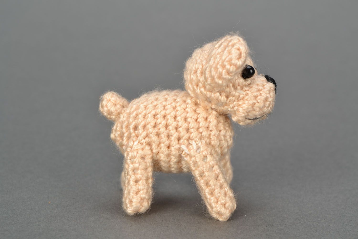 Crocheted toy Doggie Bulldog photo 4