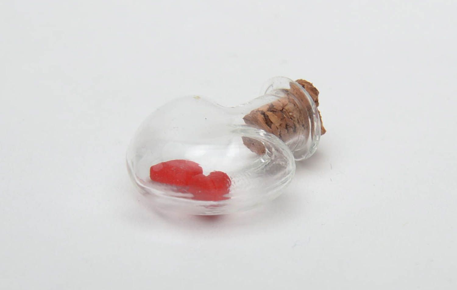 Petite bouteille décorative en verre Potion d'amour photo 3
