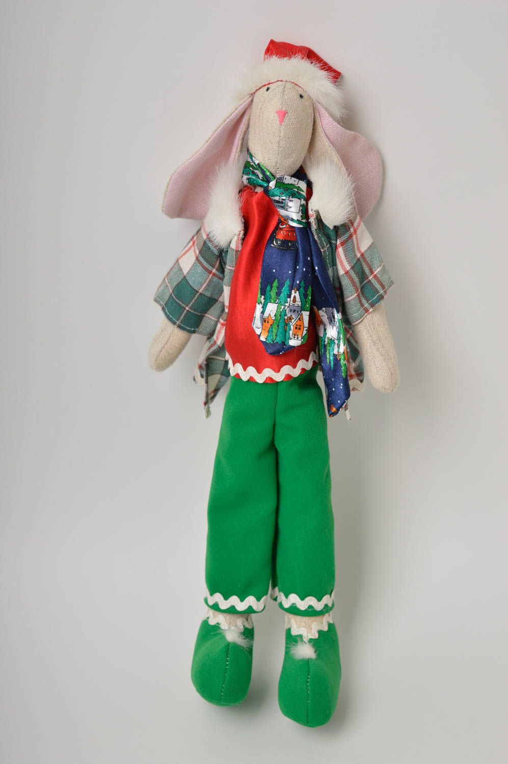 Handmade Stoff Spielzeug schöne Deko Puppe Designer Puppe für Haus Interieur foto 3