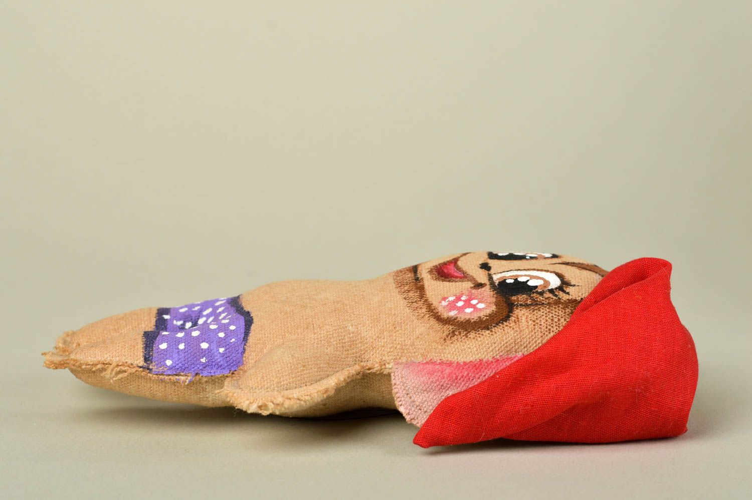 Мягкая игрушка ручной работы забавная обезьяна декор для дома игрушка из ткани фото 3