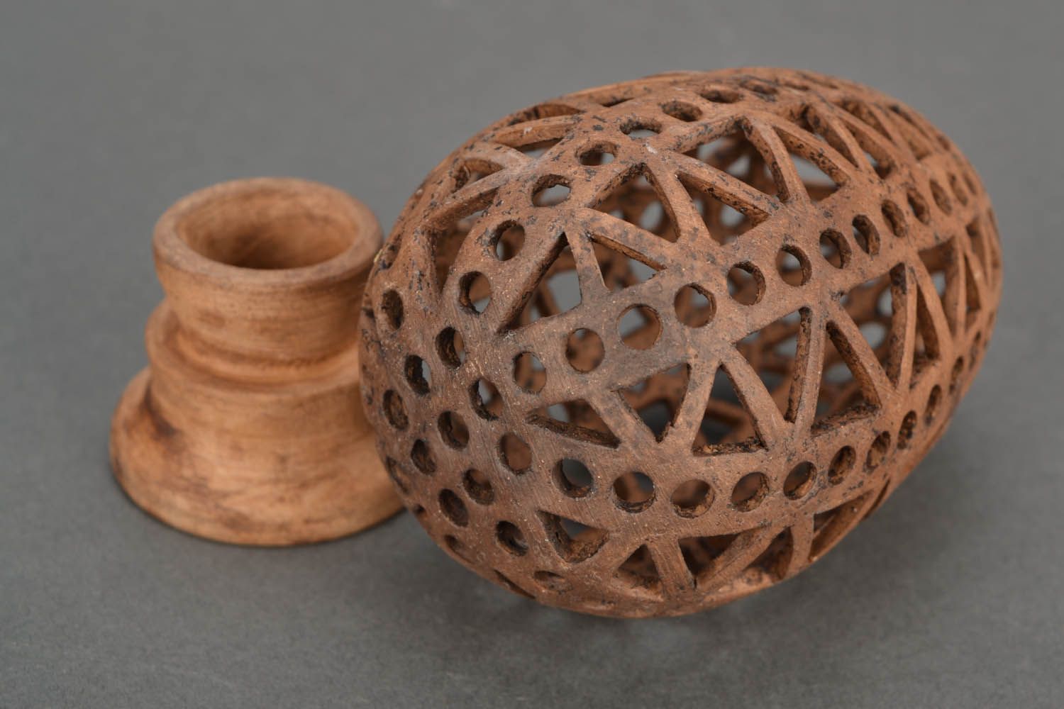 Ovo de cerâmica para Páscoa feito à mão  foto 5
