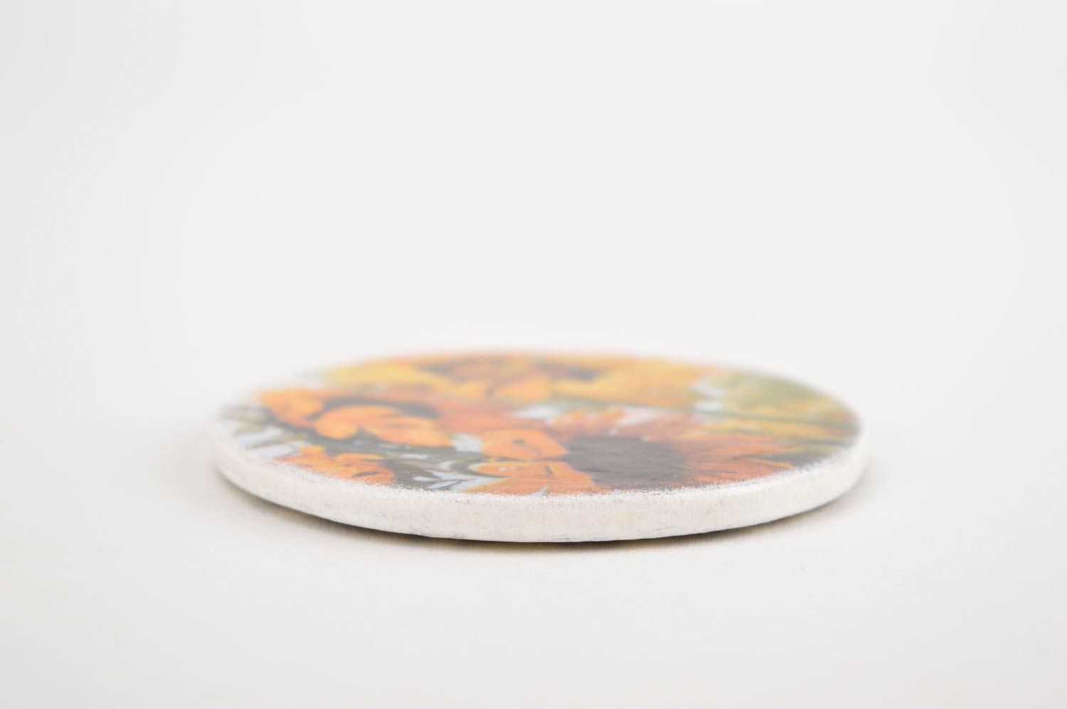 Handmade Kühlschrank Magnet ausgefallenes Geschenk Deko Idee Haus Sonnenblumen foto 5