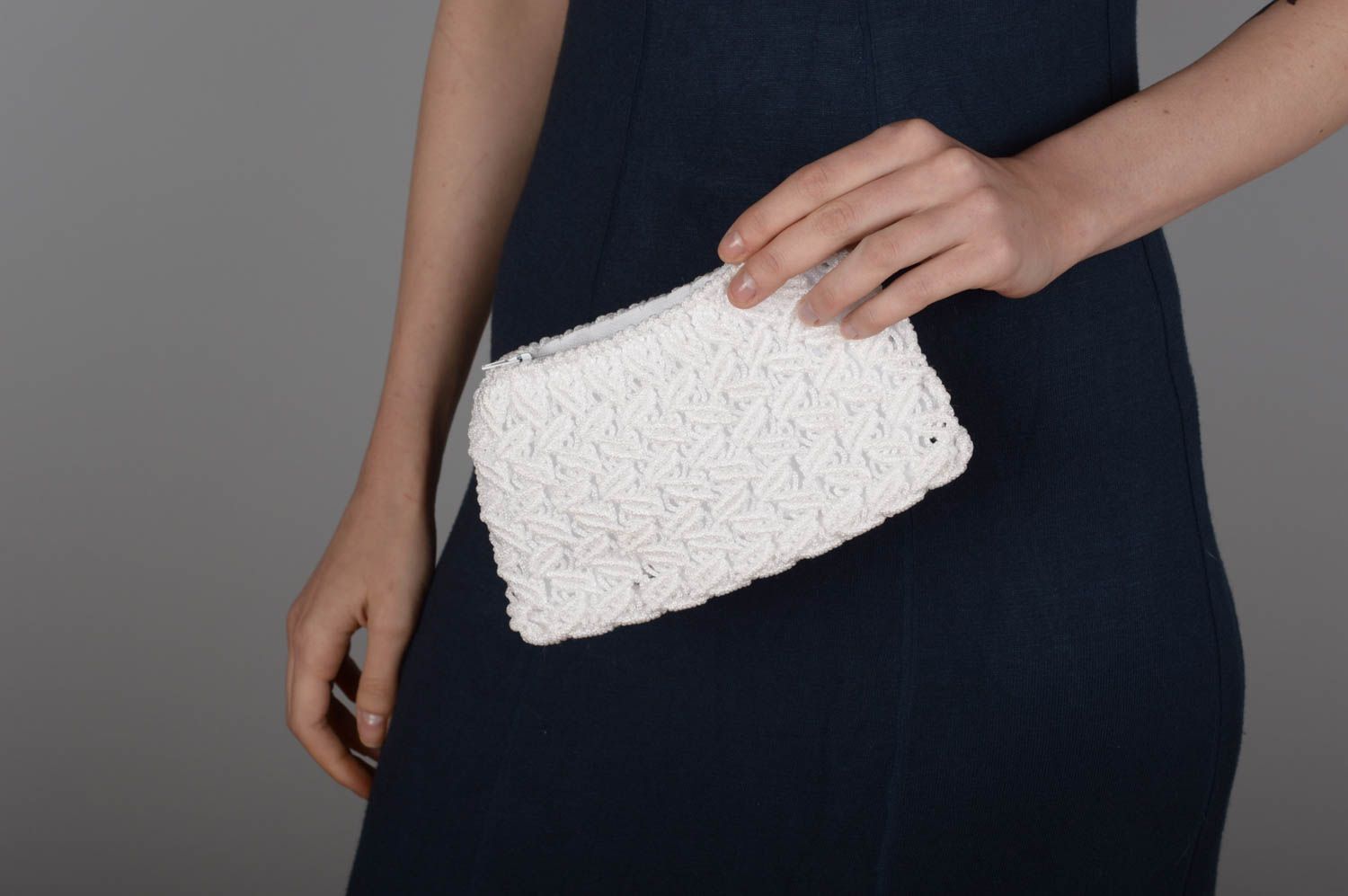 Makeup case homemade macrame bag designer accessories gift ideas for women photo 5