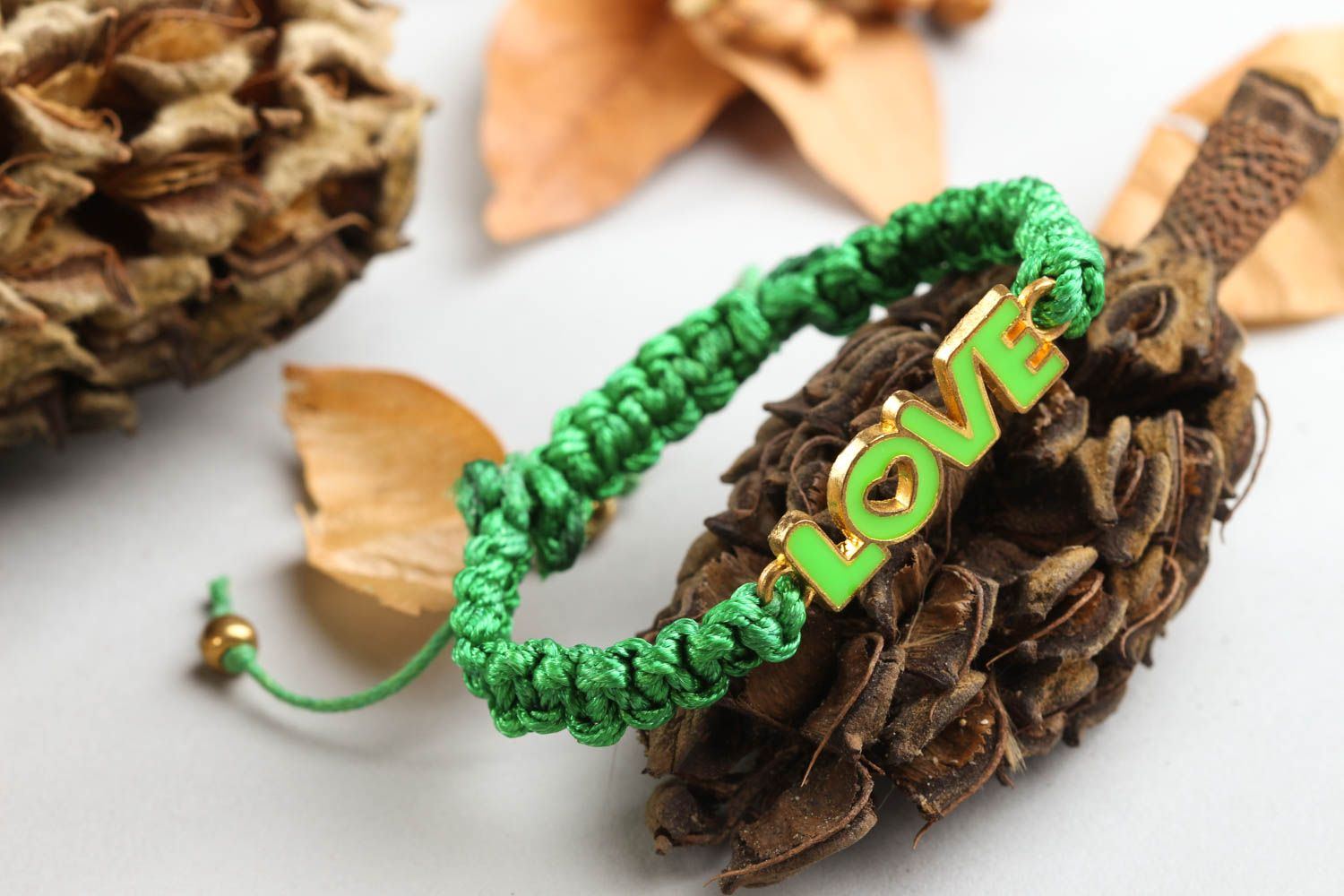 Handmade woven cord bracelet artisan jewelry for girls string bracelet designs photo 1