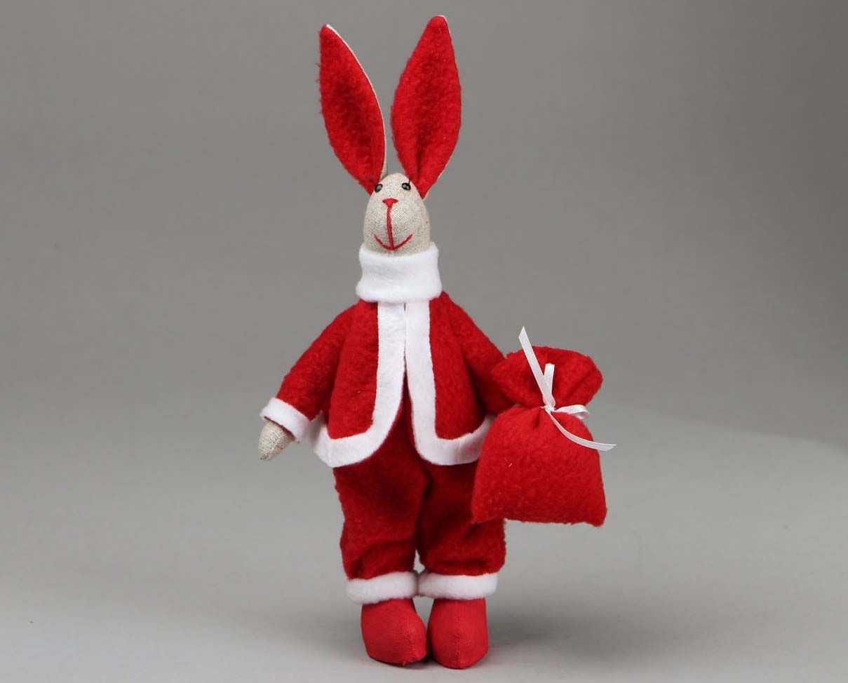 Christmas soft toy Bunny photo 1