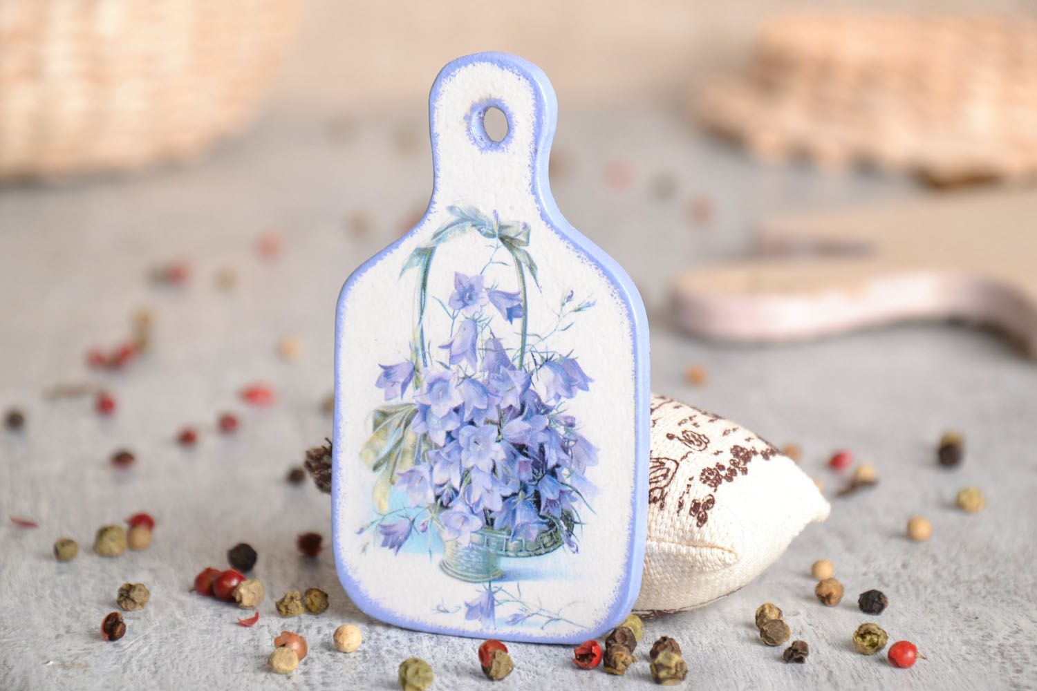 Kühlschrank Magnet handmade Glockenblumen foto 1