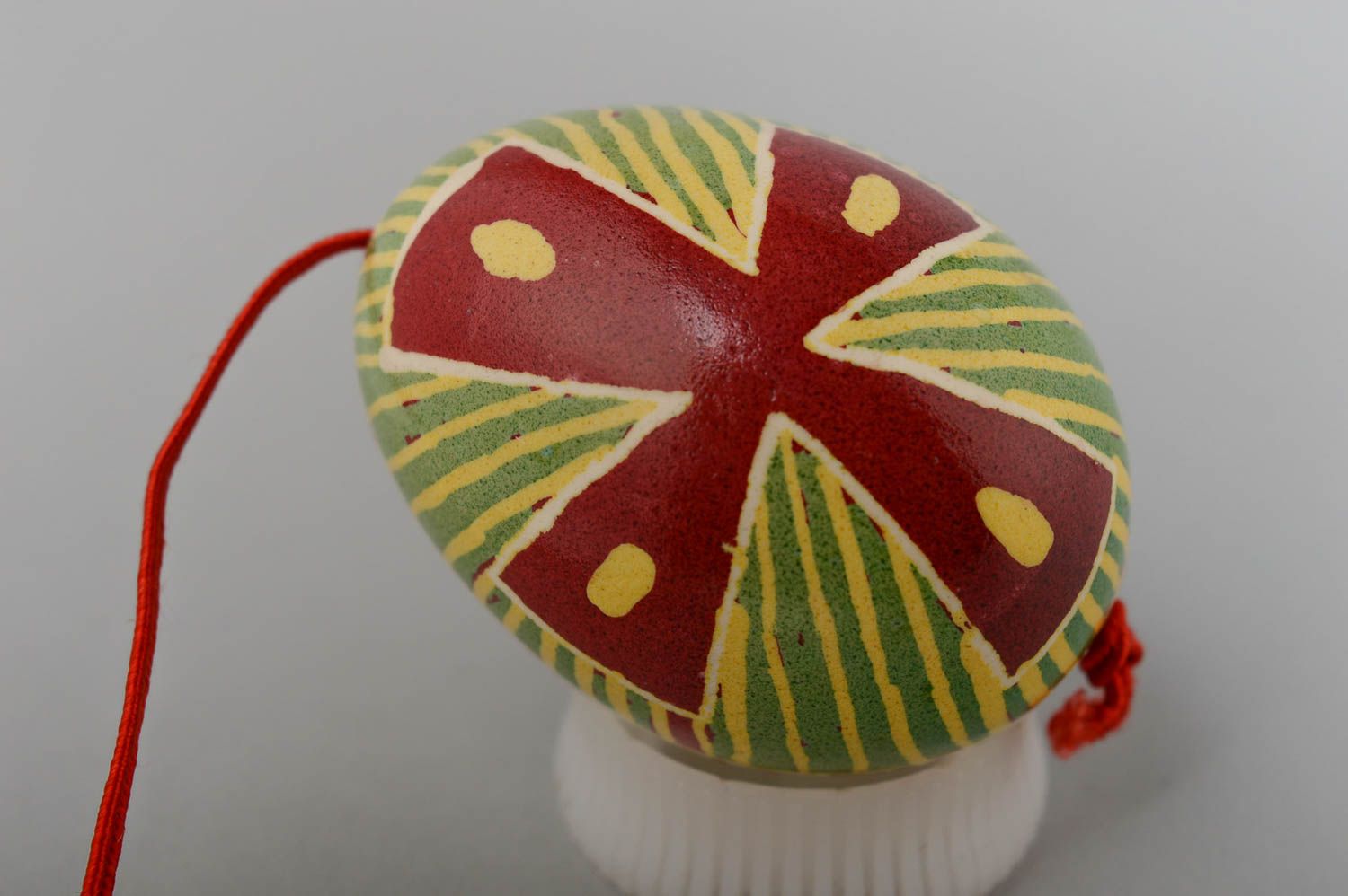 Huevo de Pascua artesanal estiloso regalo original decoración para fiesta foto 2