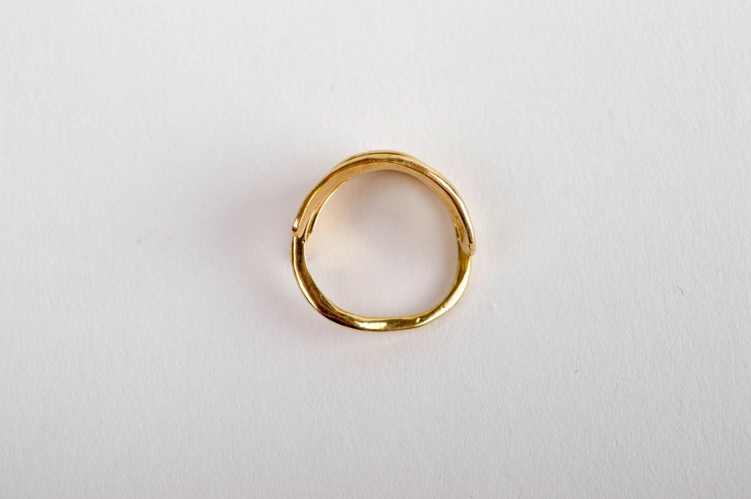 Handmade brass jewelry unusual designer ring stylish beautiful ring present photo 5