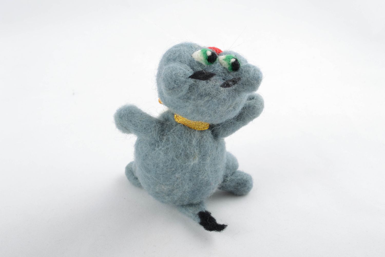 Felted interior toy Singer Cat  photo 5