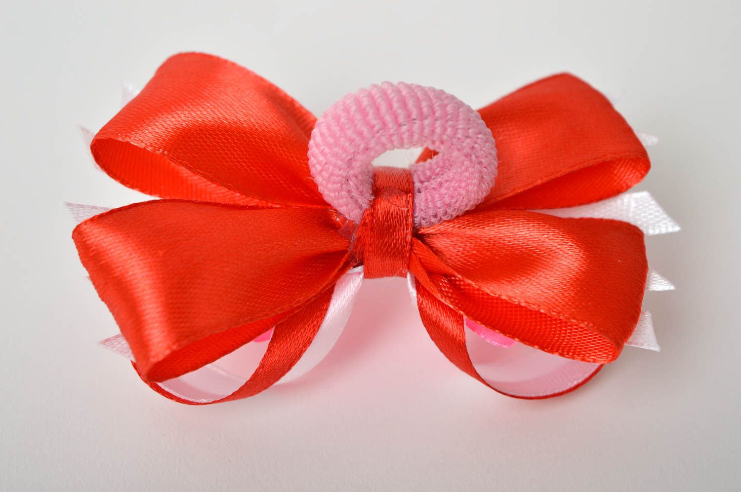 Handmade cute hair tie stylish bow hair tie designer accessories for girls photo 4
