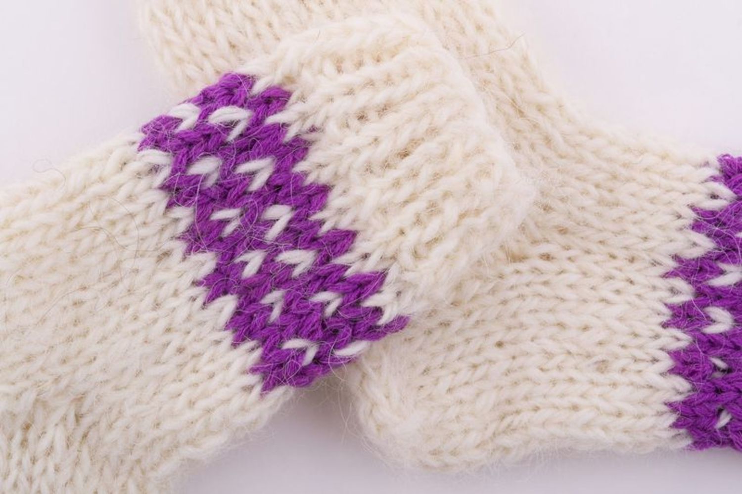 Calcetines suaves de lana para niños foto 3
