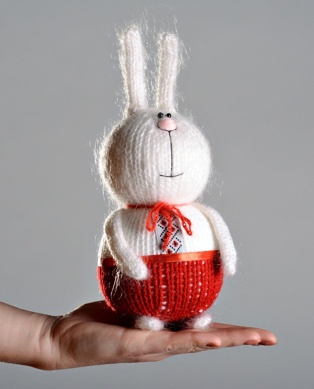 Soft toy in the shape of hare Ukrainian photo 2