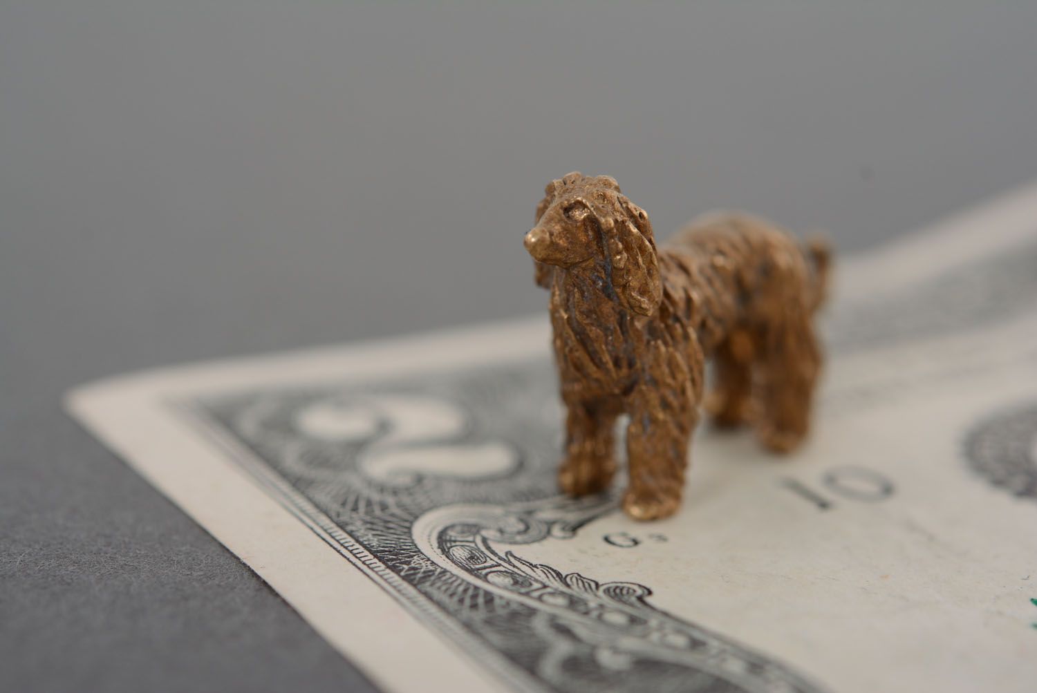 Bronze figurine Afghan Greyhound photo 2