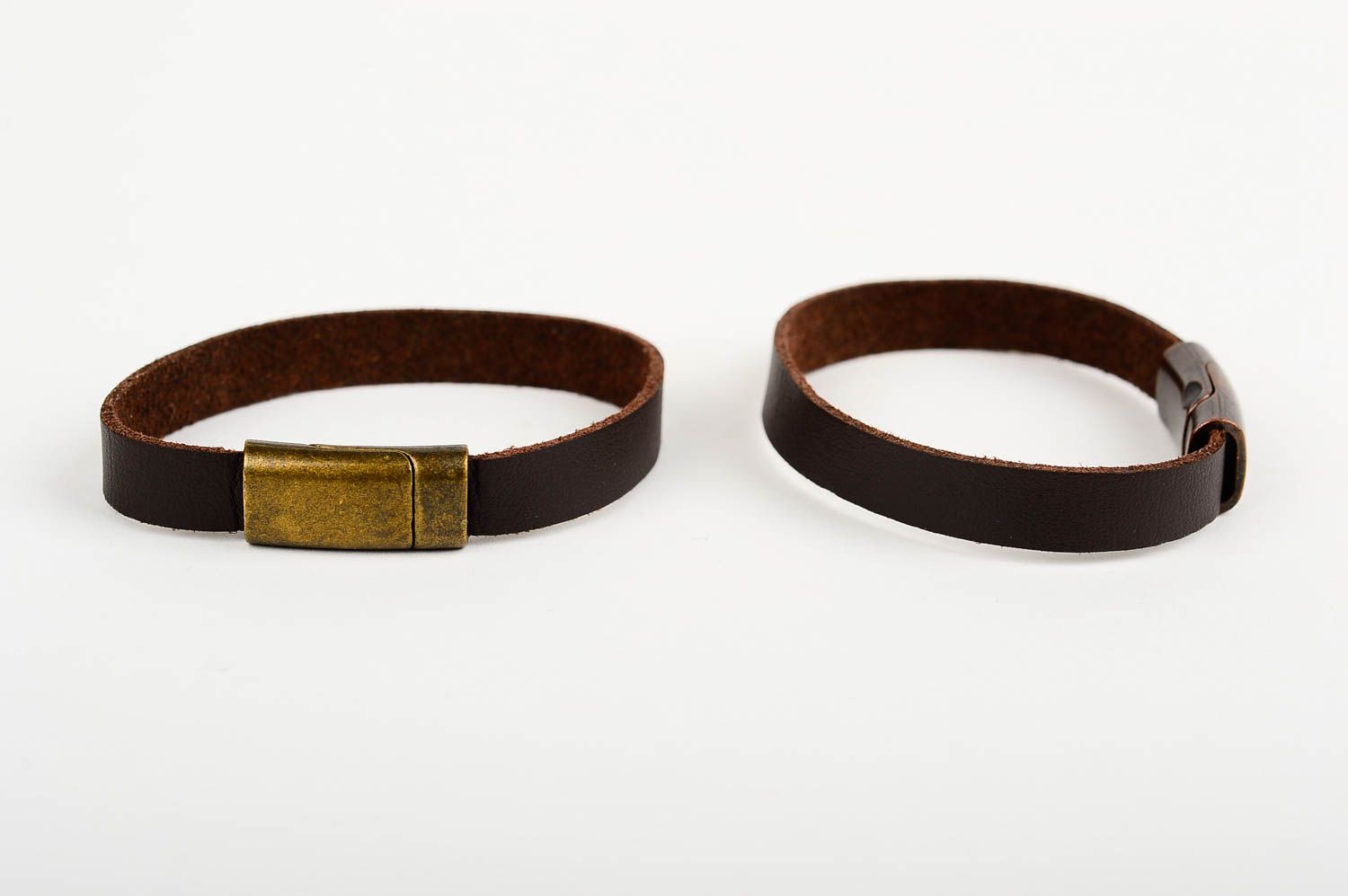 Stylish handmade leather bracelet wrist bracelet designs artisan jewelry photo 4