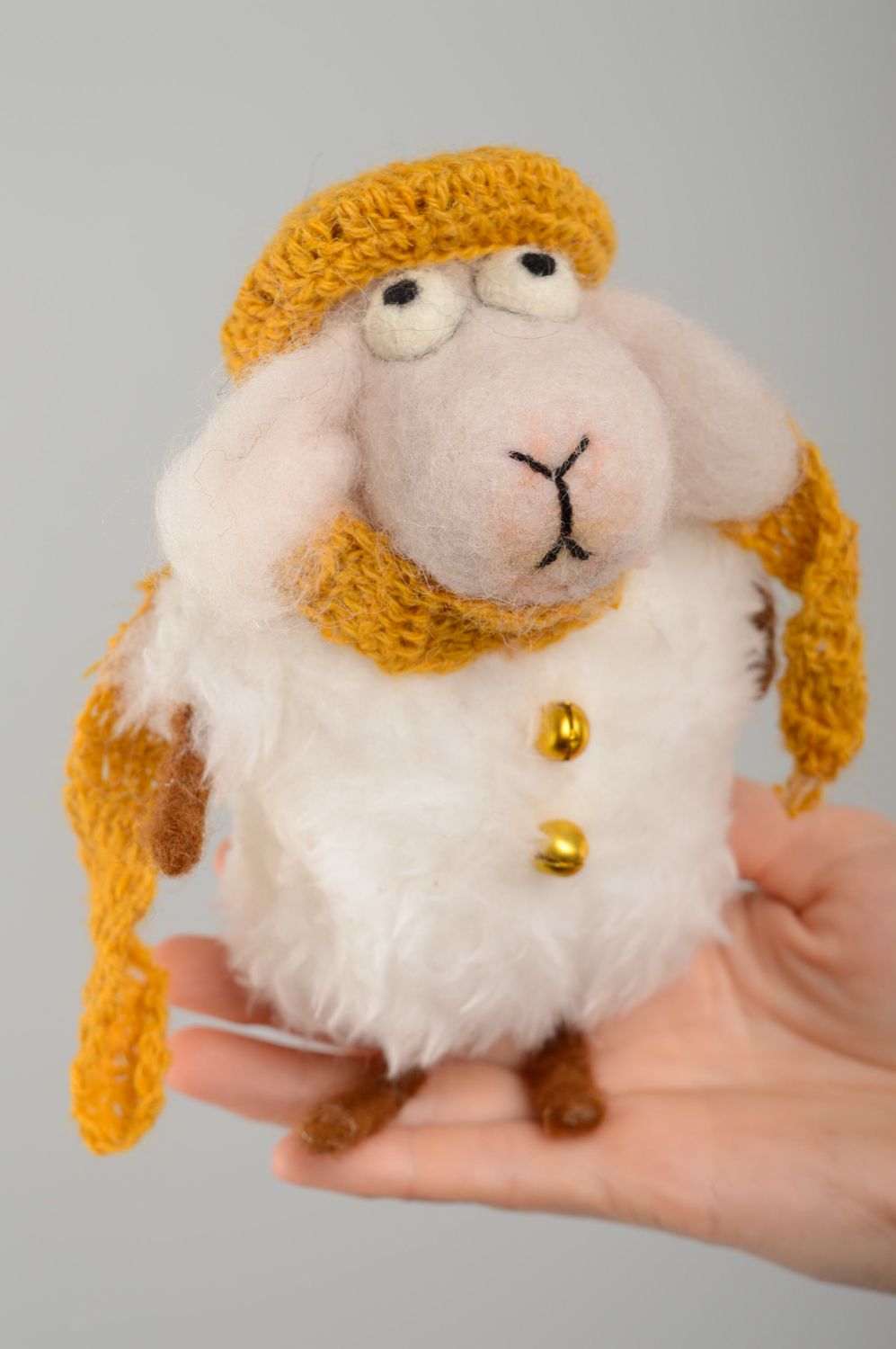 Muñeco de fieltro oveja de juguete  foto 5