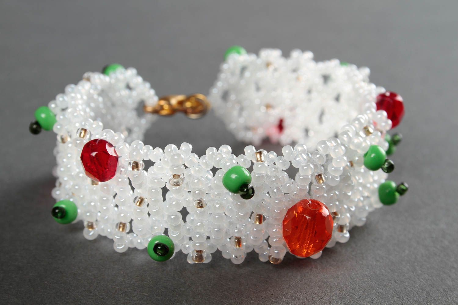 Designer seed beads bracelet handmade beaded bracelet stylish jewelry for girls photo 3