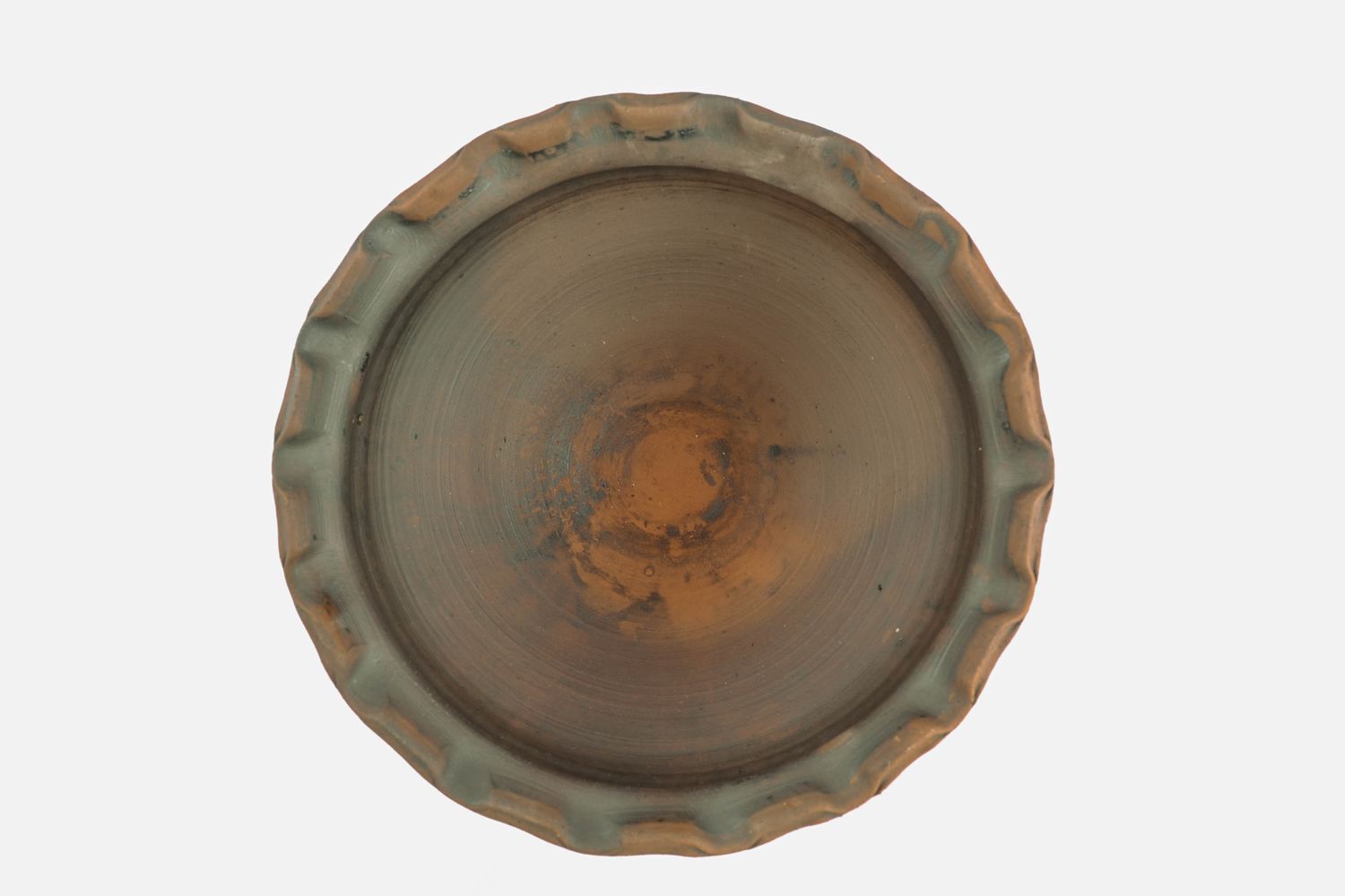 Ceramic bowl kilned with milk 3 liters photo 3