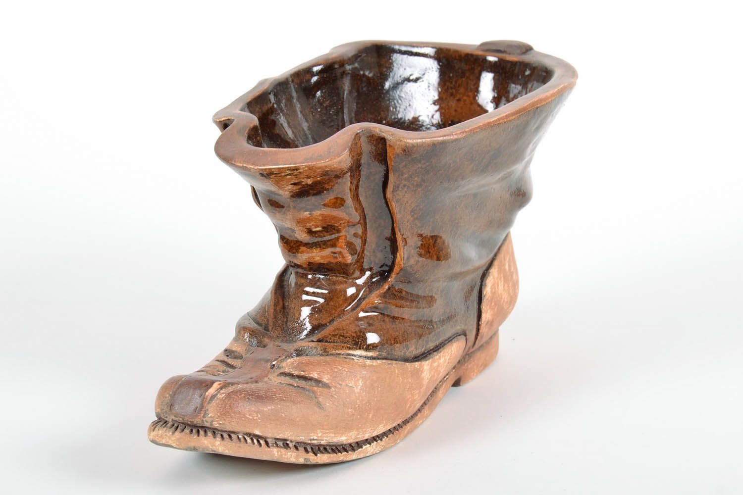 Ceramic flowerpot Boot photo 4
