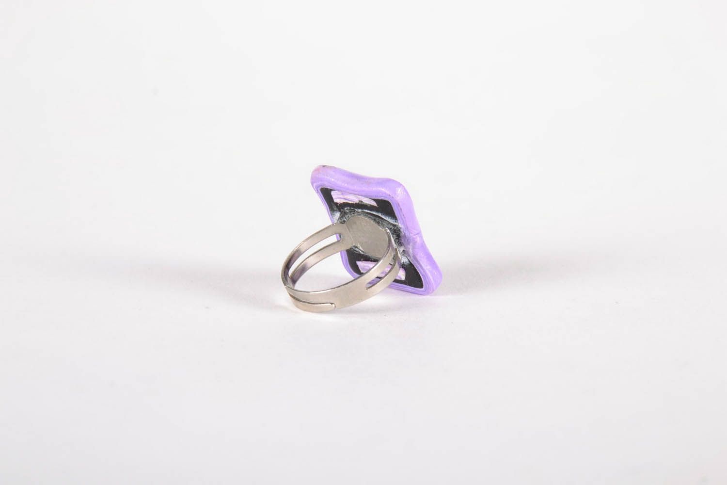 Перстень из полимерной глины фото 4