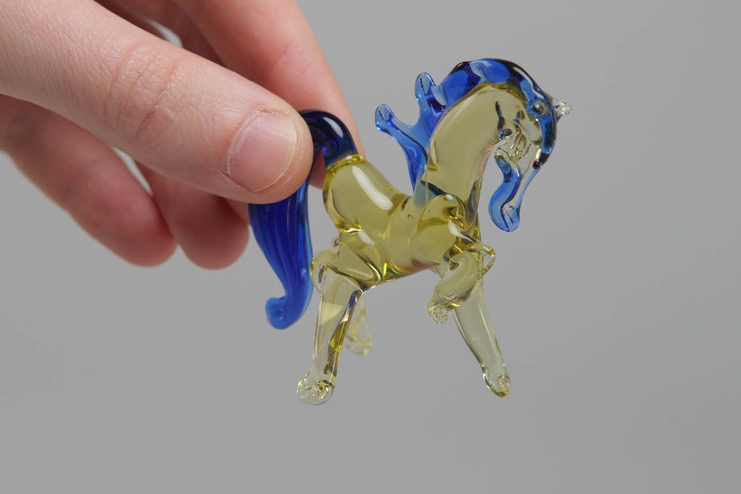 Lampwork glass figurine Horse photo 4