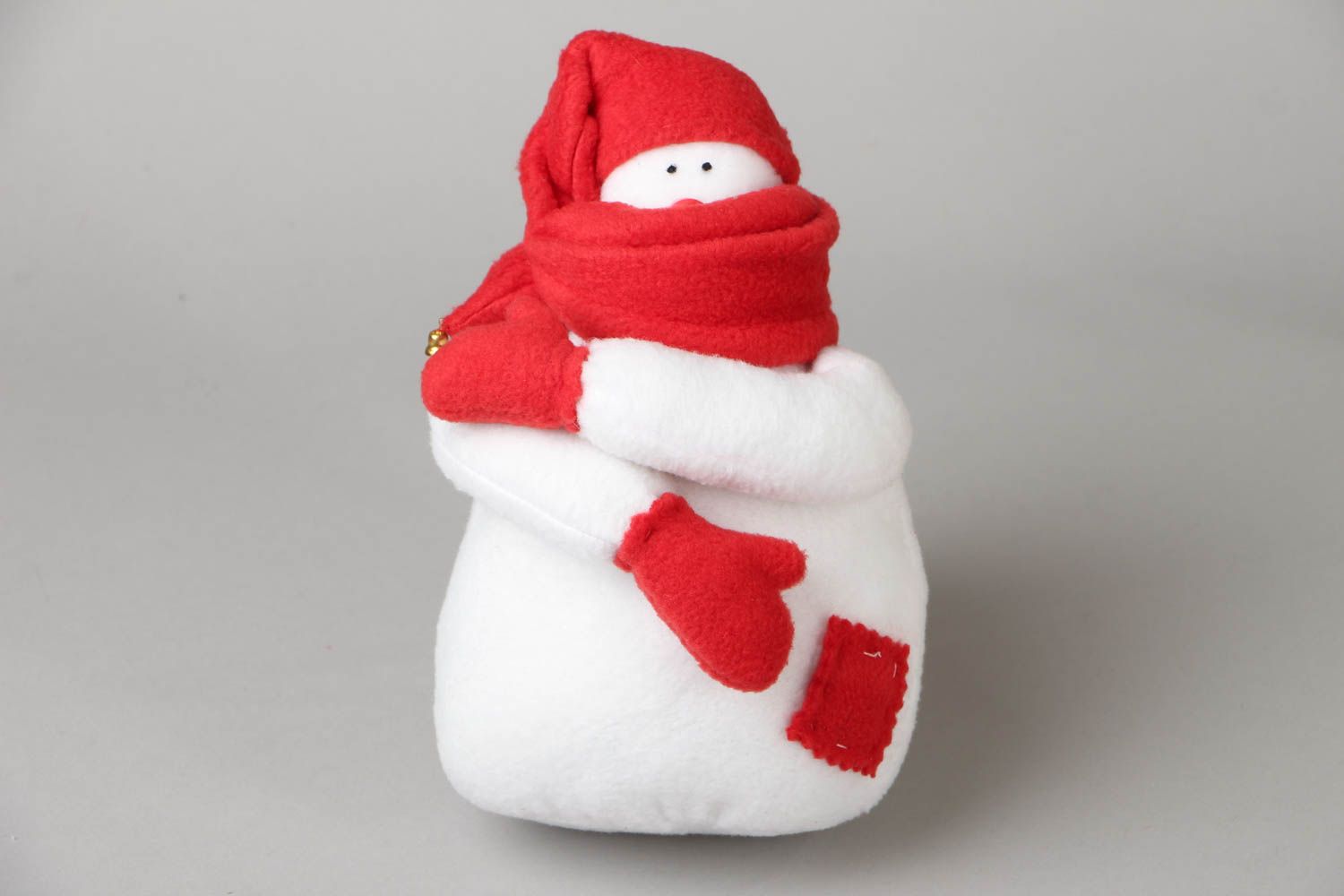 Handmade soft toy Snowman photo 1