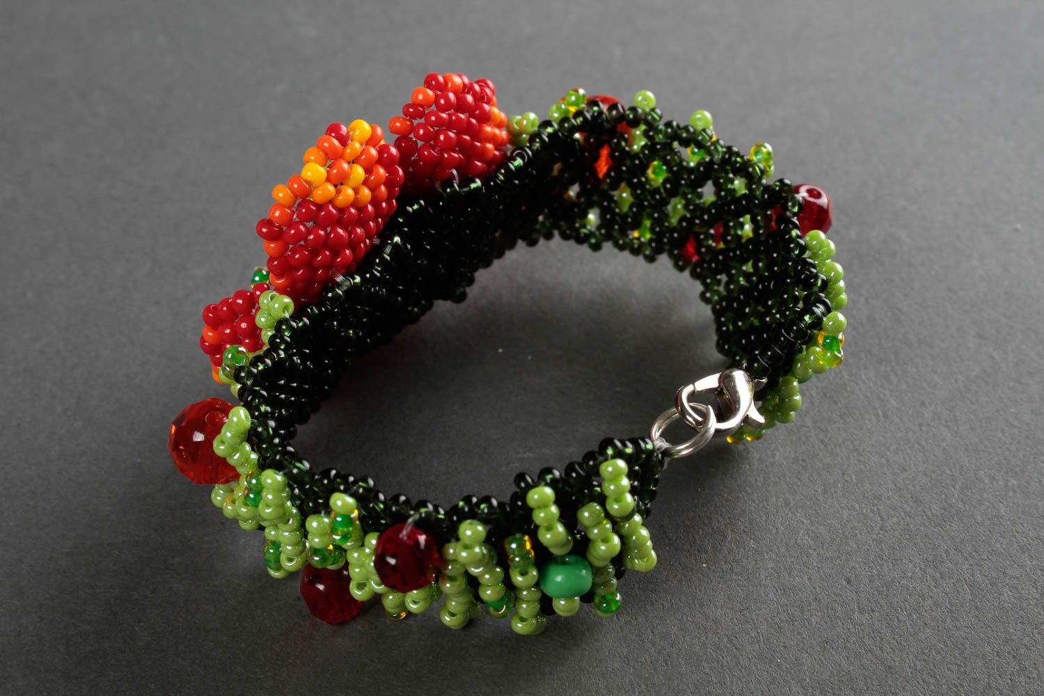 Designer seed beads bracelet handmade beaded bracelet stylish jewelry for women photo 4