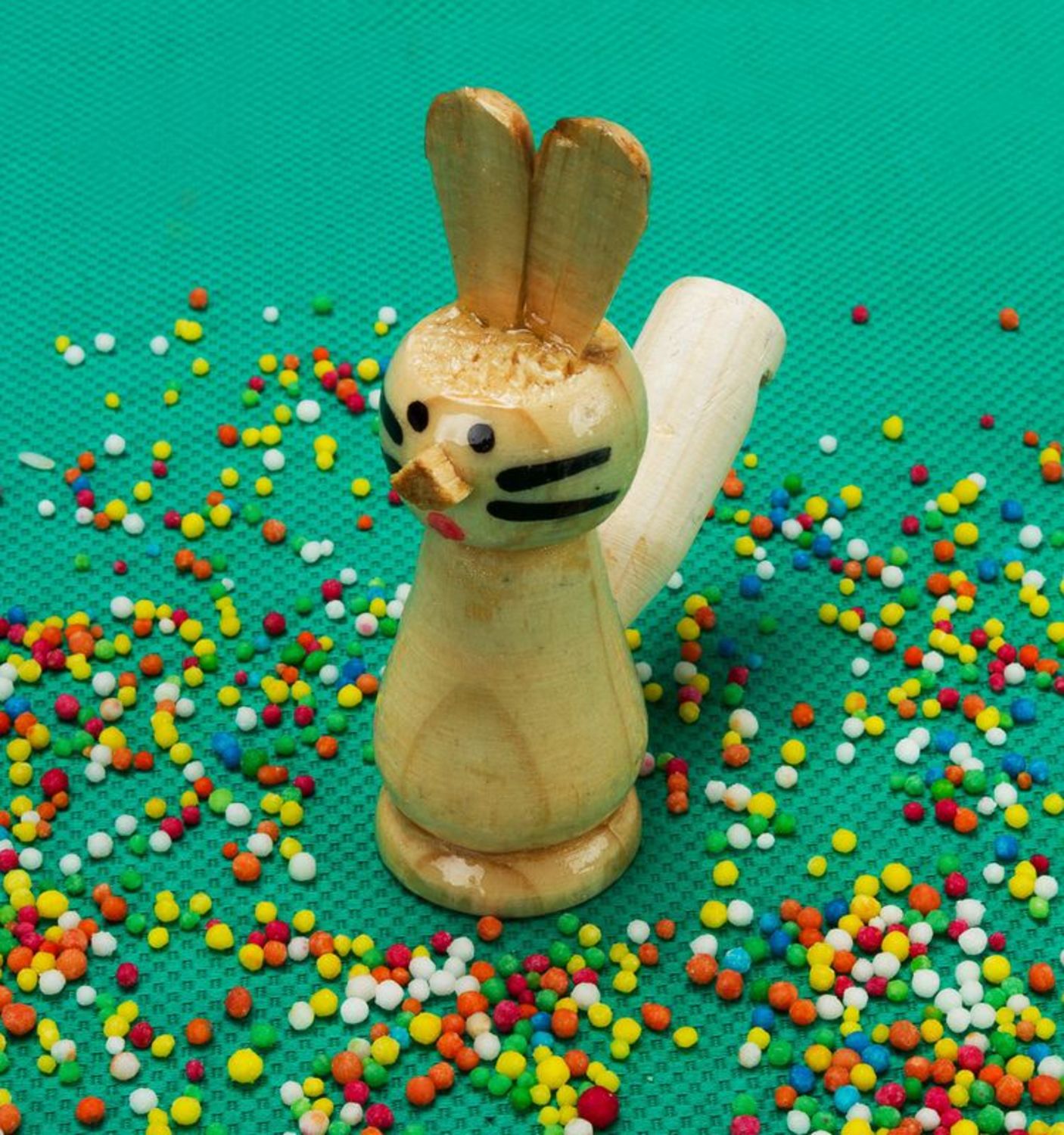 Wooden toy whistle Bunny photo 1