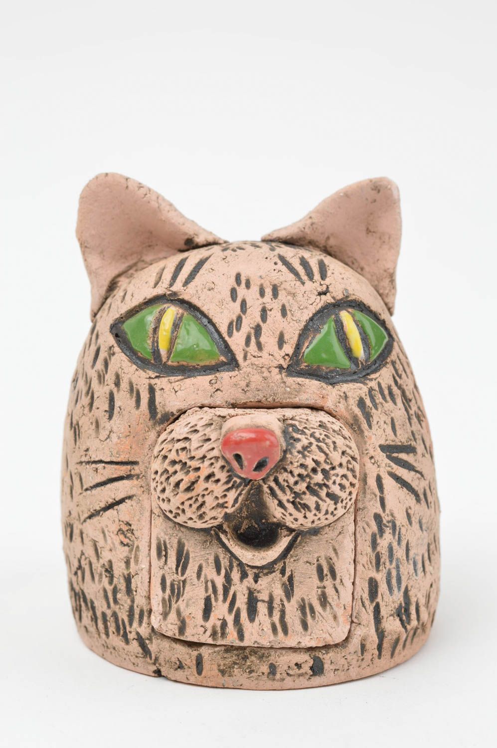 Handmade Schmuck Schatulle Geschenk für Frau Wohnzimmer Deko in Form von Katze foto 2