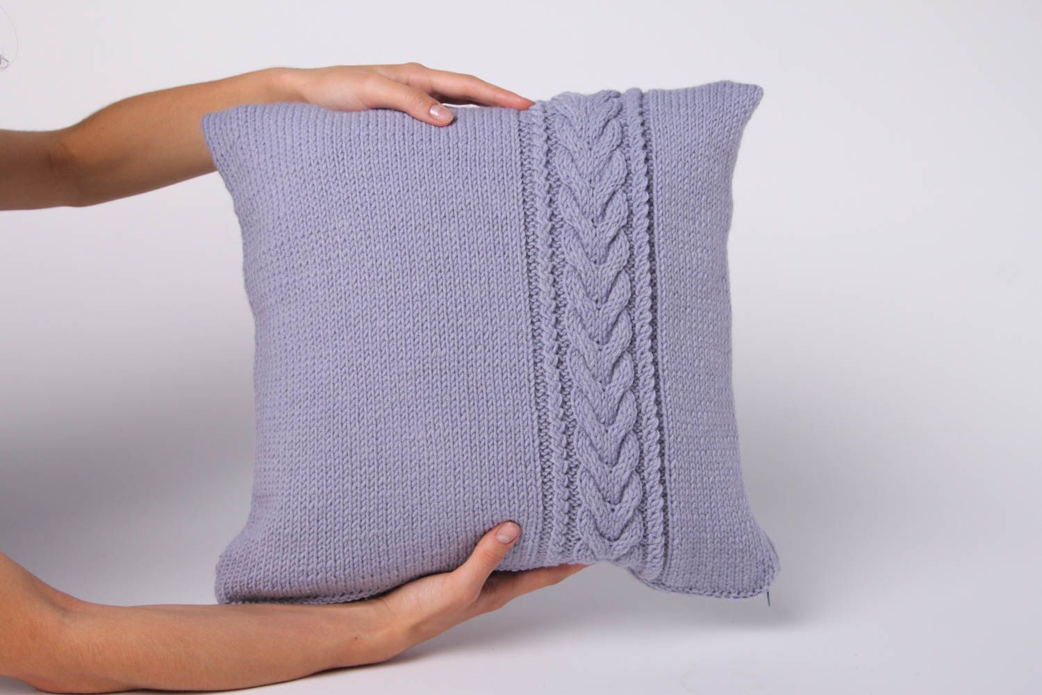 Handmade pillow designer cushion woolen pillowcase home decoration for women photo 2