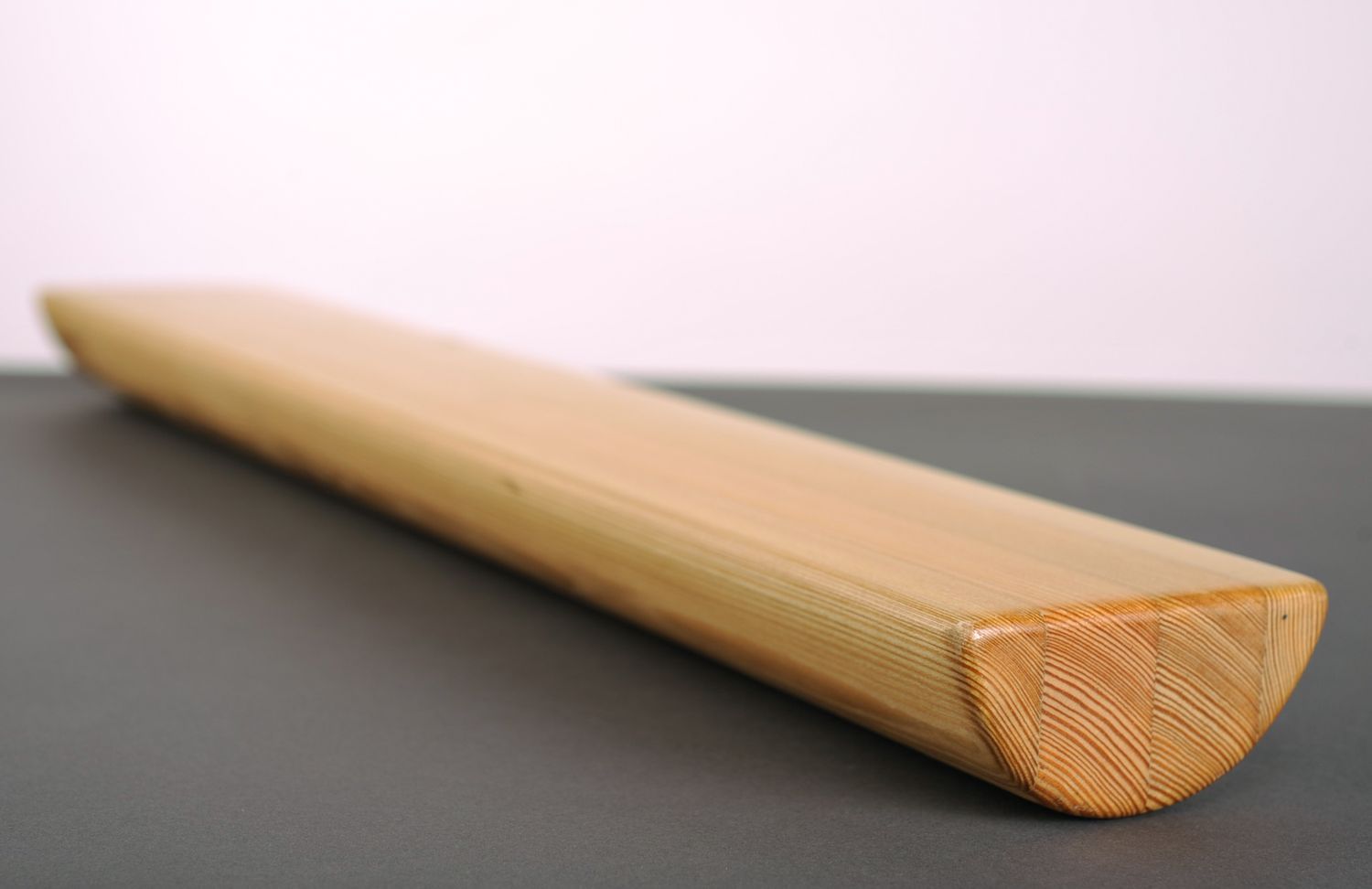 Bloco semicircular de madeira para yoga para apoio acessórios para exercícios de yoga foto 3