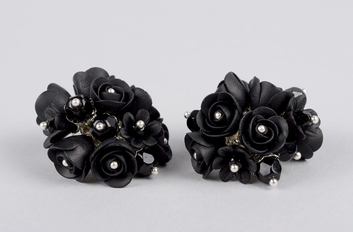 Ohrringe Stecker handmade Blumen Ohrringe Designer Accessoires Frauen Geschenke foto 5