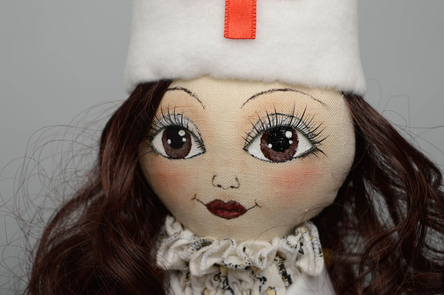 Handmade fabric doll Nurse photo 2