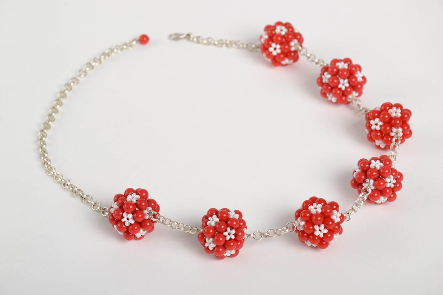 Unusual handmade necklace designer lovely accessories stylish beautiful jewelry photo 5