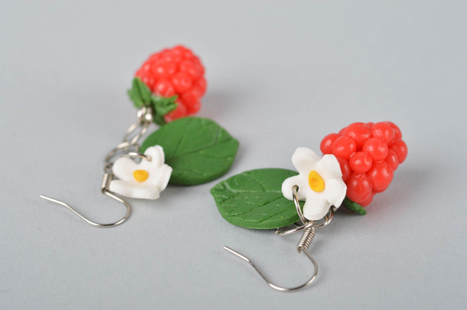 Handmade designer earrings designer plastic earrings stylish jewelry gift photo 2