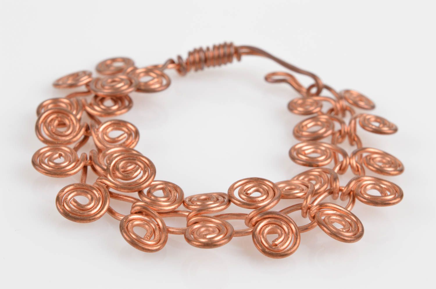 Copper bracelet designer jewelry handmade bracelet unique jewelry gifts for her photo 4